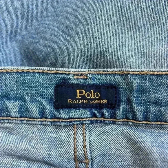 POLO Ralph Lauren The Callen High Rise Slim Fit Jeans Raw Hem Womens Size 28 - Picture 8 of 11